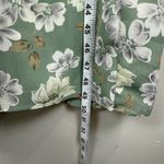 Vintage‎ Green Floral Short Sleeve Midi Dress Sz 8 Cottagecore Homestead Prairie Photo 8