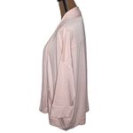 BB Dakota unstructured drapey 3/4 sleeve lounge cardigan in dusty pink size XS Photo 2