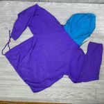 Cheetah mervyns nylon vintage 90s retro color block windbreaker jacket activewea Yellow Photo 5