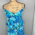 Sz 10 Rotate BIRGER CHRISTENSEN Blue Floral Print Maxi Dress NWOT $341 MSRP Blue Photo 5