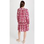 Cara Cara Kavita Blue Floral Print Tassel Shift Mini Dress Size Small Photo 2