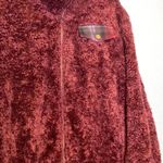 Pendleton  Burgundy Sherpa Fleece Zipper Jacket EUC Sz Lg Acrylic Wool Comfy Photo 1