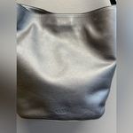 Ralph Lauren  Leather Medium Harlow Hobo Black Bucket Bag Shoulder Handbag Photo 3