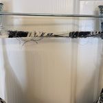 Reformation  One-Shoulder Black White Toile Mini Dress Beach Date Night Small Photo 7