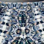 Intermix  Women's Aztec Geo Watercolor Print 100% Silk Dress Shorts | Size: M Photo 7