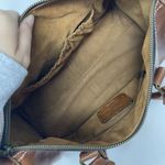 Patricia Nash Crossbody Tote Bag Cognac Brown Leather Handbag Photo 10