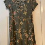 Green floral skater dress Size XS Photo 0