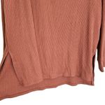 American Eagle  Rib Thermal Tunic Top Womens Size M Soft Cozy Knit Orange‎ Photo 2