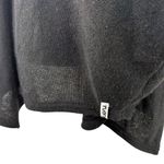 KAVU  Wilhelmina Asymmetrical Black Sweater Dolman Long Sleeve Top Size One Size Photo 3