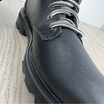 Sorel  Women's Lennox Leather Lace-Up STKD WP Boots US8.5 Black / Sea Salt $190 Photo 2