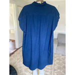 Old Navy  Midi Shirt Dress Denim 100% Cotton Cottagecore Button Front XL Prairie Photo 2