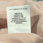 Anthropologie ANTHRO BHLDN CORSETED PINK LONG RUCHE SIDE LINED MAXI CRISS CROSS CROSS DRESS Photo 9