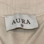 Aura Boho Square Neck Gauze Drop The Act Mini Dress Cream Medium Photo 5