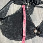 Forever 21  “AHA” Rodeo Black Bra Shirt Top; Large Women’s Photo 6