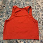 Bozzolo  Crop Top Orange Burnt Tank  Photo 1