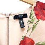 AQUA Formal Blush Pink Red Floral Party Cocktail Dress Minidress Women’s Size 0 Photo 14