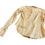 L'Academie The Bastina Top Button-Down Blouse Shirt Long Sleeve Size Large Women Photo 11