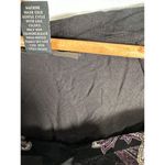 INC Vintage Medium Top Blouse Womens Y2K 90s Black Purple Stretch Sexy Femme Photo 7