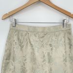 Jacqueline De Bray Vintage Womens Brocade Gold Knee Length Elizabethan Skirt S Size M Photo 1