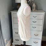 Red Camel  Tank Top Womens Small Beige Crochet Lace Photo 4