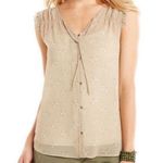 Matilda Jane It’s A Wonderful Parade Butterfly Sheer Sleeveless Top Size Medium. Photo 0