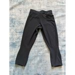 Nike Black Dri Fit Relay Running Capri Leggings Women's Medium Photo 1