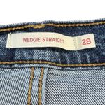 Levi's Wedgie Straight Button Fly High Rise Jeans Women 28 Photo 3