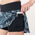 Lululemon Play Off The Pleats Skirt Eternal Wave Starlight Black – Size 12 Photo 1