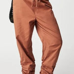 Free People Myrrh Terracotta Orange Parachute Pants Ruched Slouchy Cotton Photo 0