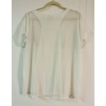 Design History  2 layer top blouse w/knit tank sz Large Photo 1