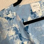 MISA Los Angeles Tilly light blue wildflower v neck romper Photo 5