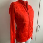 Lole  Just Cardigan women’s small orange quilted full zip Photo 1