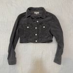 PacSun XS S corduroy cropped trucker jacket coat C 2996 Photo 8