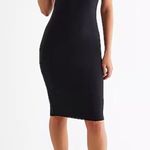 EXPRESS Body Contour Sweetheart Neckline Midi Dress Photo 0