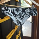 Ralph Lauren  Floral Halter Bikini Set - Black and White Size XS Photo 6