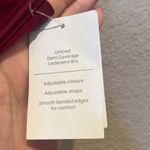 New Auden Women’s Burgundy Wine Unlined Demi Coverage Underwire Bra Size 36D NWT Photo 4