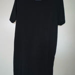 Brandy Melville Black Mini Dress Casual Crew Neck Photo 0