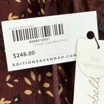 Cleobella ‎ Jaslynn Mini Dress XS Zadia Block Print Tiered Ruffle Long Sleeve Photo 6