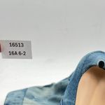 Stylish Blue Denim Heeled Boots Size 10 Photo 4