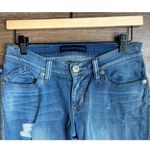 Rock & Republic Women's Indee Jeans 2 M / 27 Distressed Mid Boyfriend Light Wash Photo 3