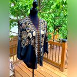 Dressy women’s blouse🌹 Black Size L Photo 5