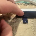 Vintage Trussardi Jeans 100% Silk made in Italy women’s top size small Tan Photo 2