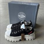 Palladium  Revolt LO TX Black/Marshmallow Women's Sz 7 Platform Sneakers ♣️ Photo 0