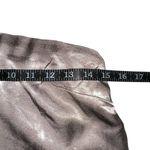 DISSH Mia Pewter Strapless Satin Maxi Dress US 8 Silver Photo 6