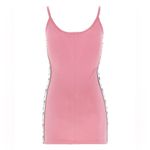 Chiara Ferragni Logomania Eye Tank Dress in Sachet Pink Size L Photo 3