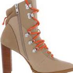 Steve Madden Karey Leather Lace-Up Ankle Boots Size 10 Photo 0