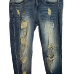 Sneak Peek Sexy Boyfriend Mega Distressed Jeans Blue Size undefined Photo 0