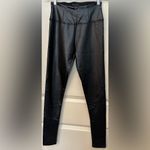 Shinestar  Shiny Black Ankle Leggings Women's Sz XS Photo 1