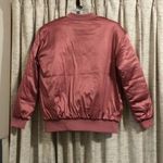 Lovers + Friends Satin Puffer Bomber Jacket Photo 3