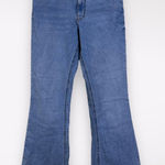 ZARA Bootcut Flared Blue Jeans Denim Women's Size 10 Classic Western Retro Cute Photo 0